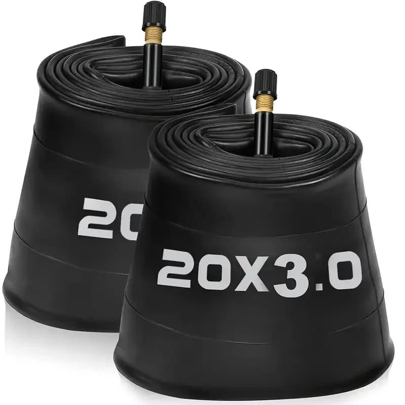 2x Fatbike Fahrradschlauch 20x3 Zoll Set für Fat Bike Schlauch 20 Zoll 20 x 3.0