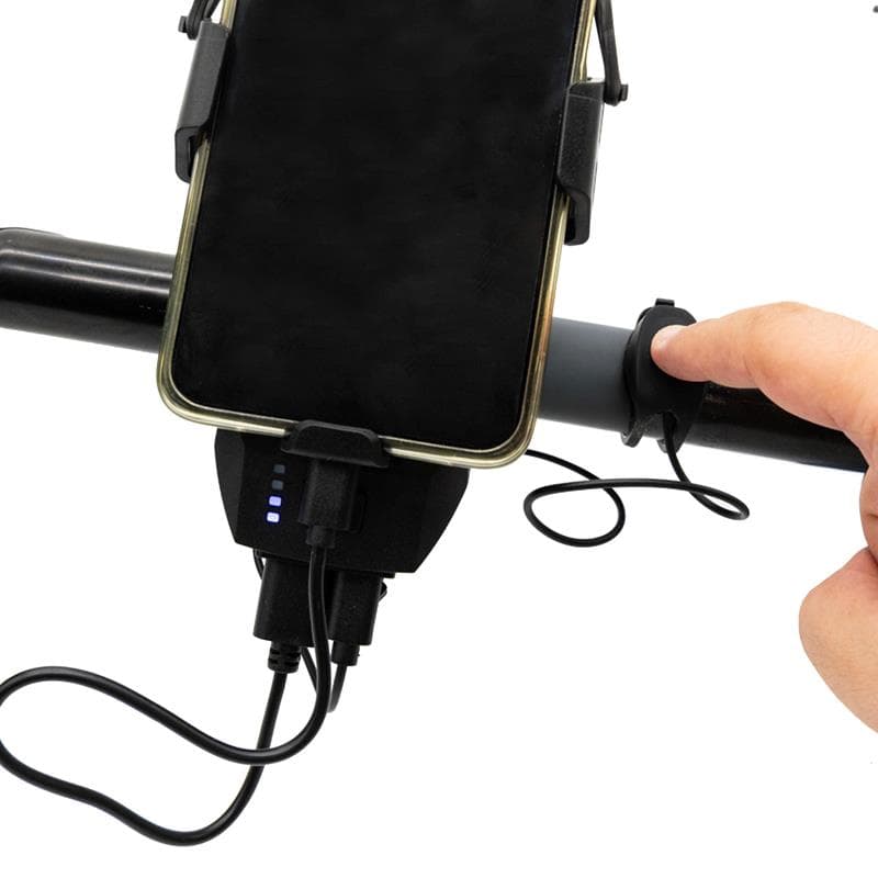 EWS009 Handyhalter mit Powerbank, Lautsprecher und Licht