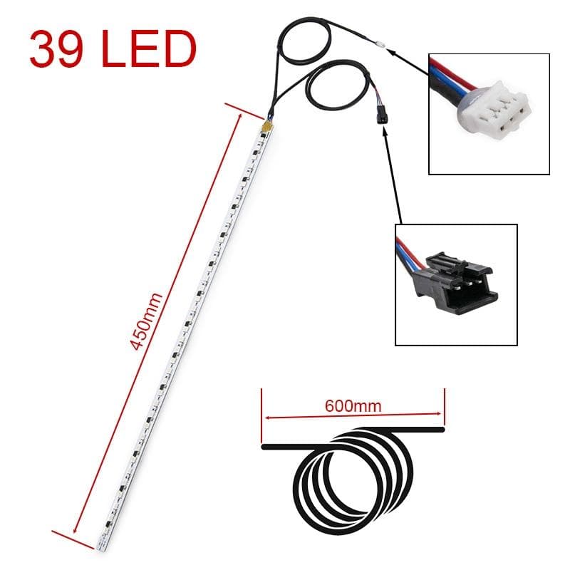 Programmierbarer RGB-LED-Streifen 12V [Minimotors] - 0,45M