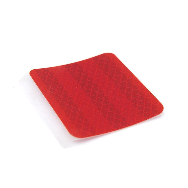Rote reflektierende Aufkleber 50x60mm für Xiaomi Schutzblech - 10 Stück