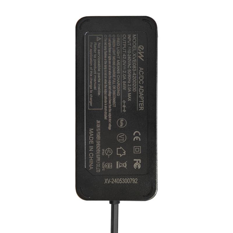 Premium Ladegerät 36v (Ausgang 42v) 2A für Xiaomi DC 8mm Stecker Ewheel