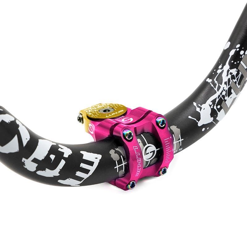 Lenker-Vorbau 31,8mm EWPM-003 rosa-gelb