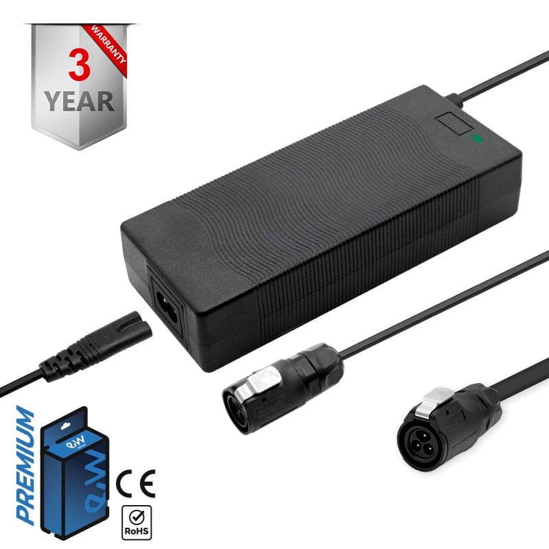 Premium Ladegerät 60V (Ausgang 66,4V) 2A Anschluss LP16 für Dualtron [Ewheel]
