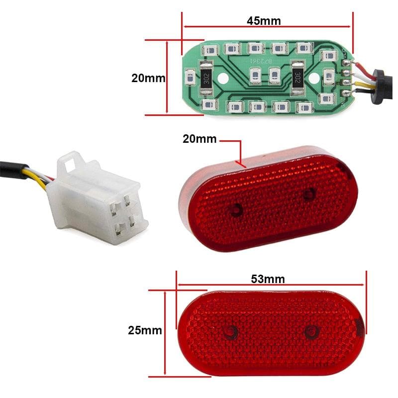 Rücklicht Kotflügel 5-70V für Smartgyro Speedway/Rockway/Crossover