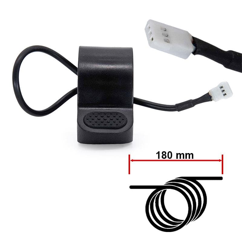 Schwarz gepolsterter Beschleuniger