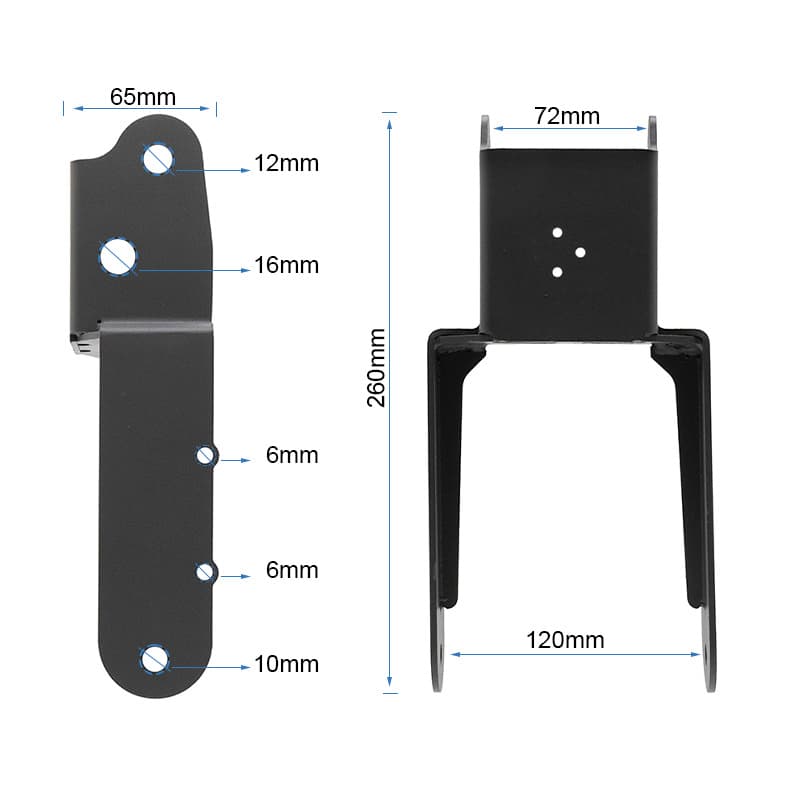 Vordere Gabel Kukirin G2 (Ohne Logo)