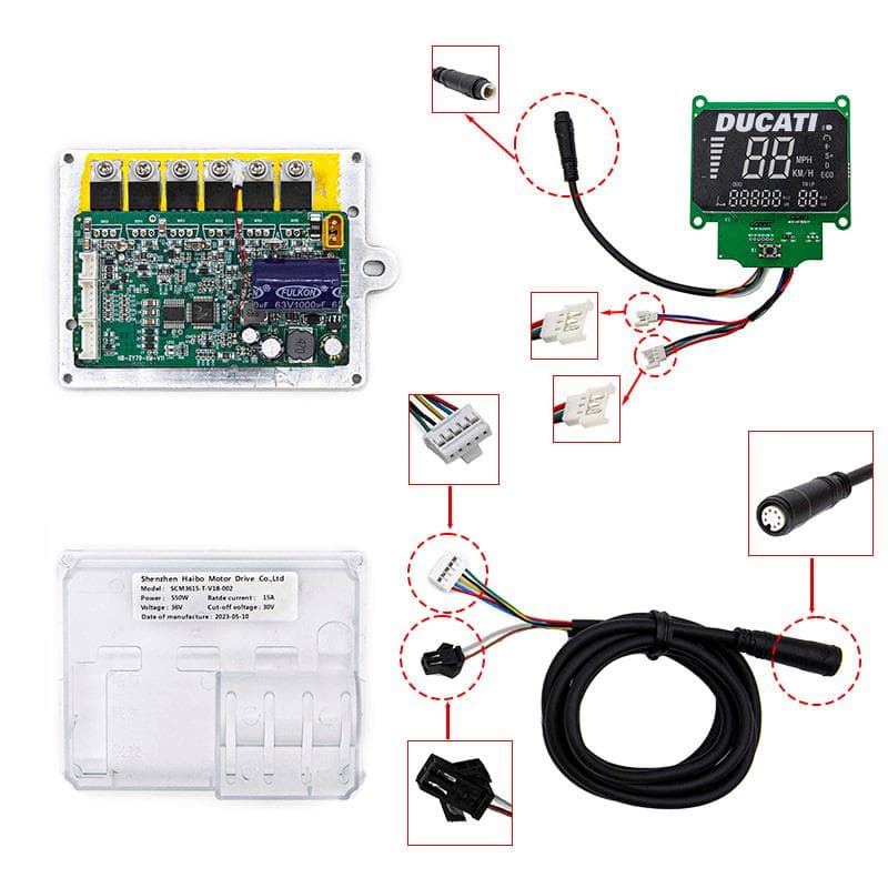 Elektronik Kit KC9 36V 15A 550W [Ducati]
