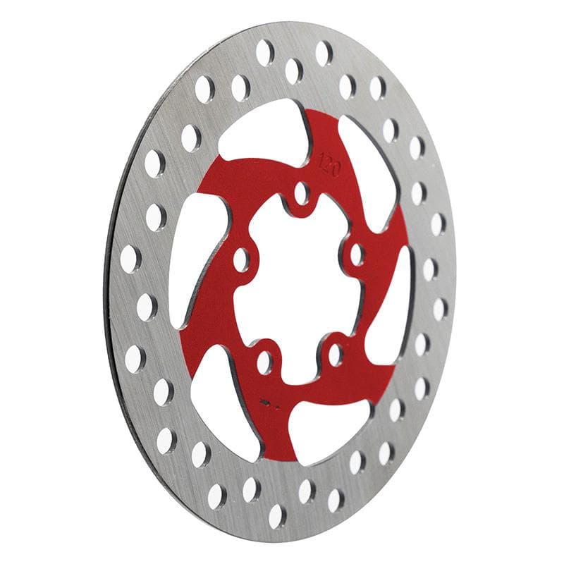 Bremsscheibe 120mm 5H rot