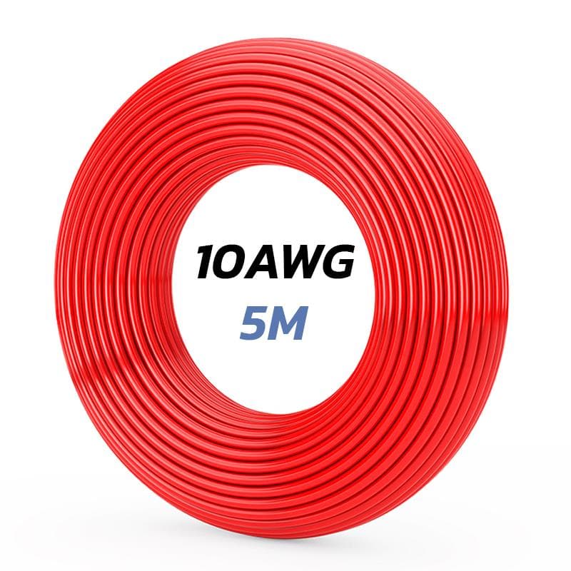 Rotes Kabel 10 AWG - 5M