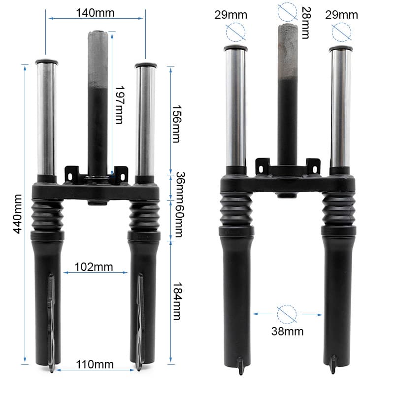 Vorderes Lenkungsdämpfer des ZT3 PRO E