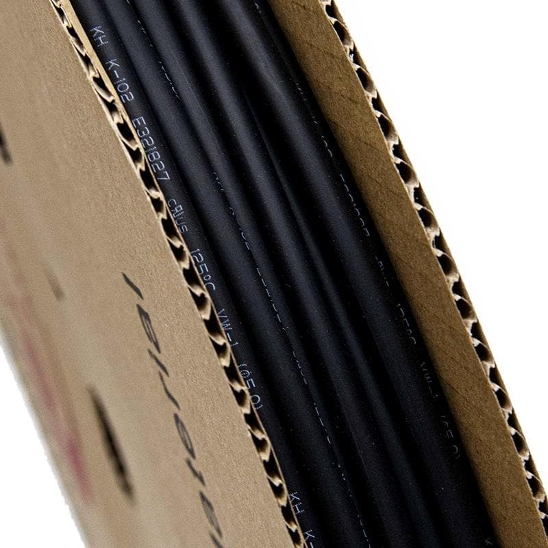 Schwarz Schrumpfschlauch fuer Kabel - 5mm x 100M