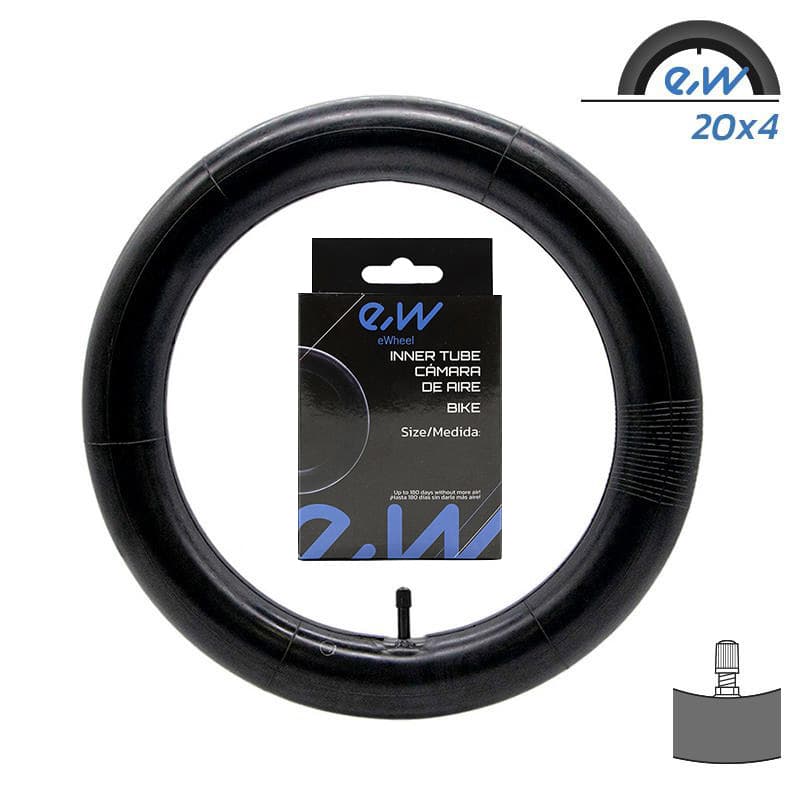 Schlauch 20x4 Ewheel - Geradeventil SPEZIAL FAT-BIKE