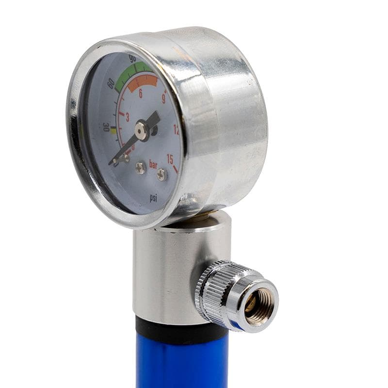 Handpumpe mit Manometer EWAP-006 blau