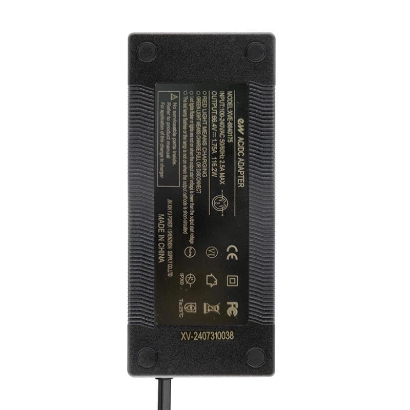 Premium Ladegerät 60v (Ausgang 66,4v) 2A Gx16 Stecker [Ewheel]
