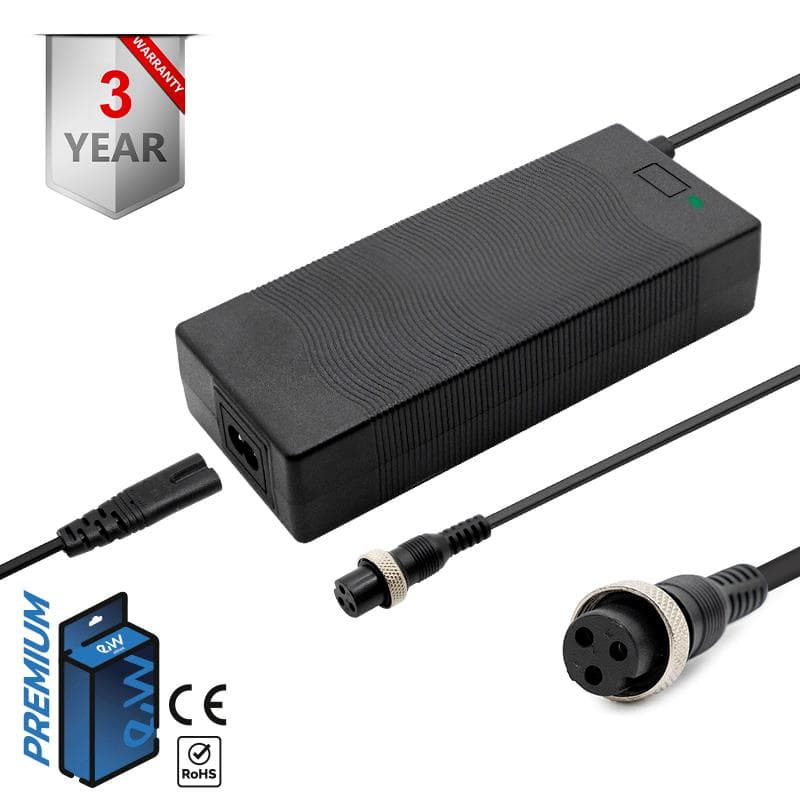 Premium Ladegerät 60v (Ausgang 66,4v) 2A Gx16 Stecker [Ewheel]