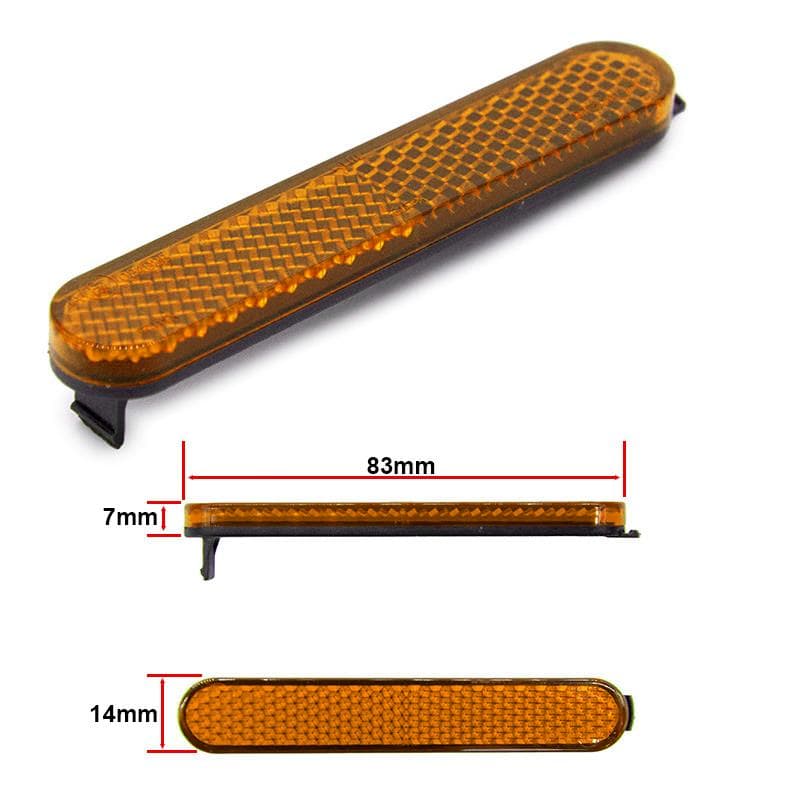 Gelbes katadioptrisches Xiaomi-Reflektor - Packung 20