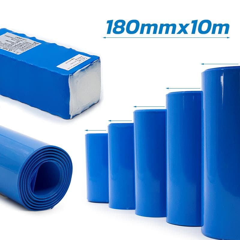 Blau Schrumpfschlauch 180mm 10M
