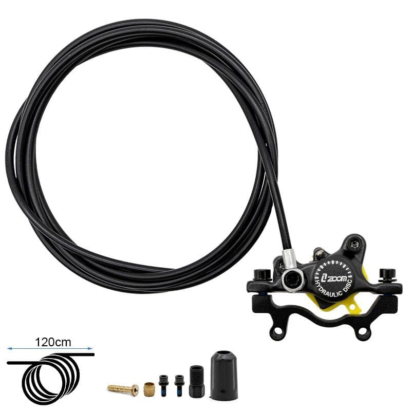 Vordere hydraulische schwarze Bremszange ZOOM CR3 links