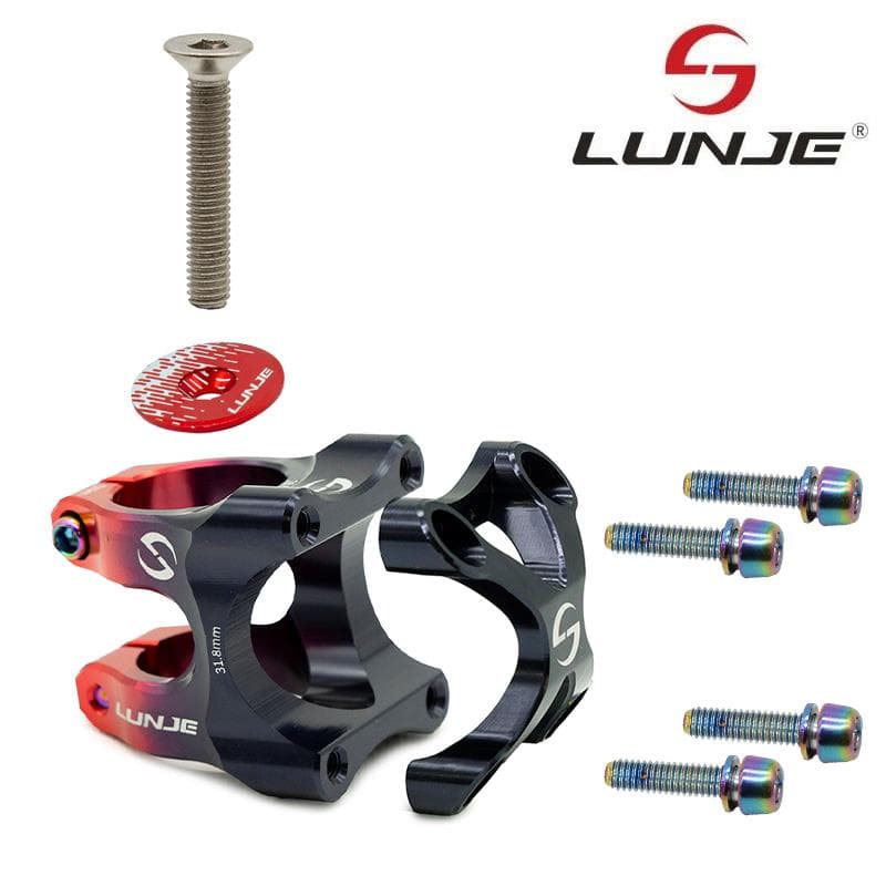 Vorbau fuer Lenker 31,8mm EWPM-002 schwarz-rot