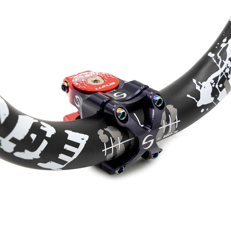 Vorbau fuer Lenker 31,8mm EWPM-002 schwarz-rot