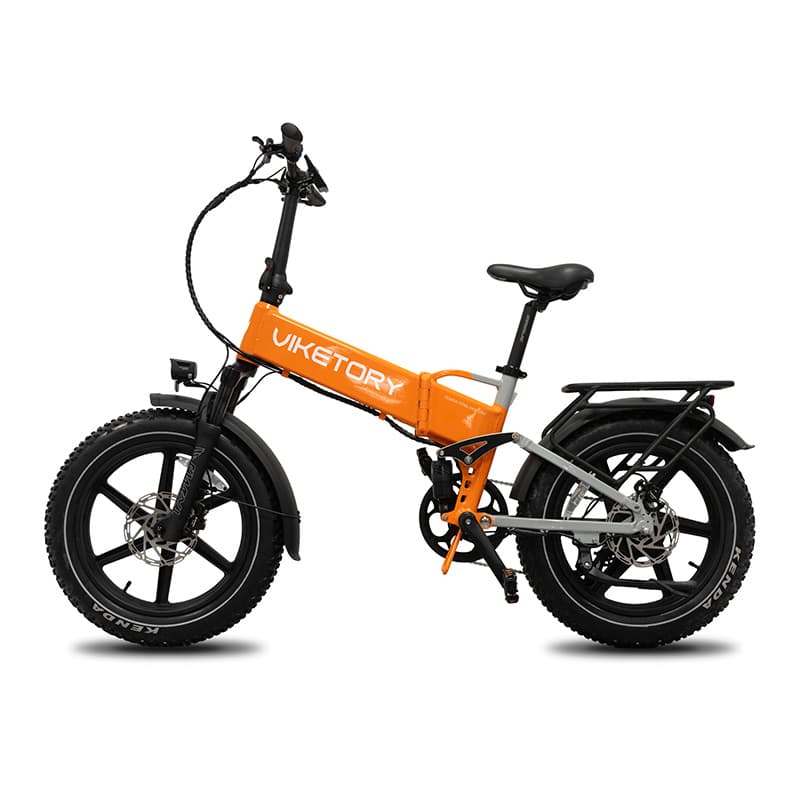 BRAVE E-Bike FATBIKE Klappbar Orange/Grau