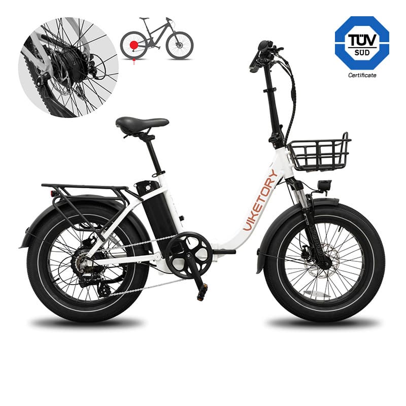 GRANIT E-Bike FATBIKE Klappbar Weiß