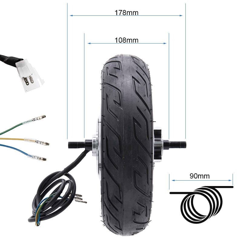 Motor 48V 500W 6,5/B50 para Smartgyro Speedway/Rockway (Hinten)