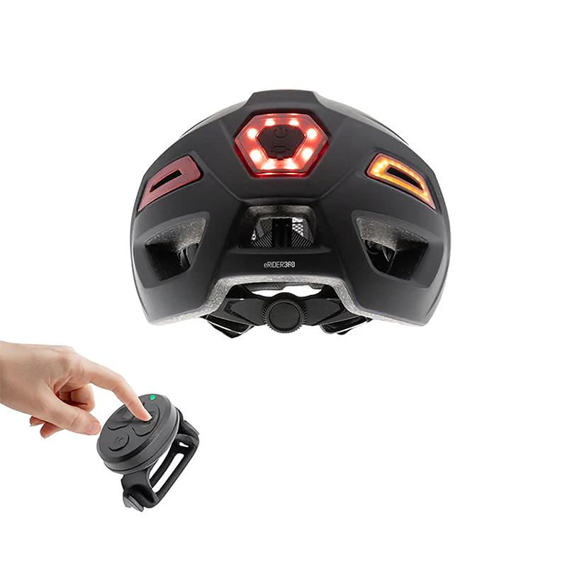 CP04 schwarzer Helm L mit Blinker