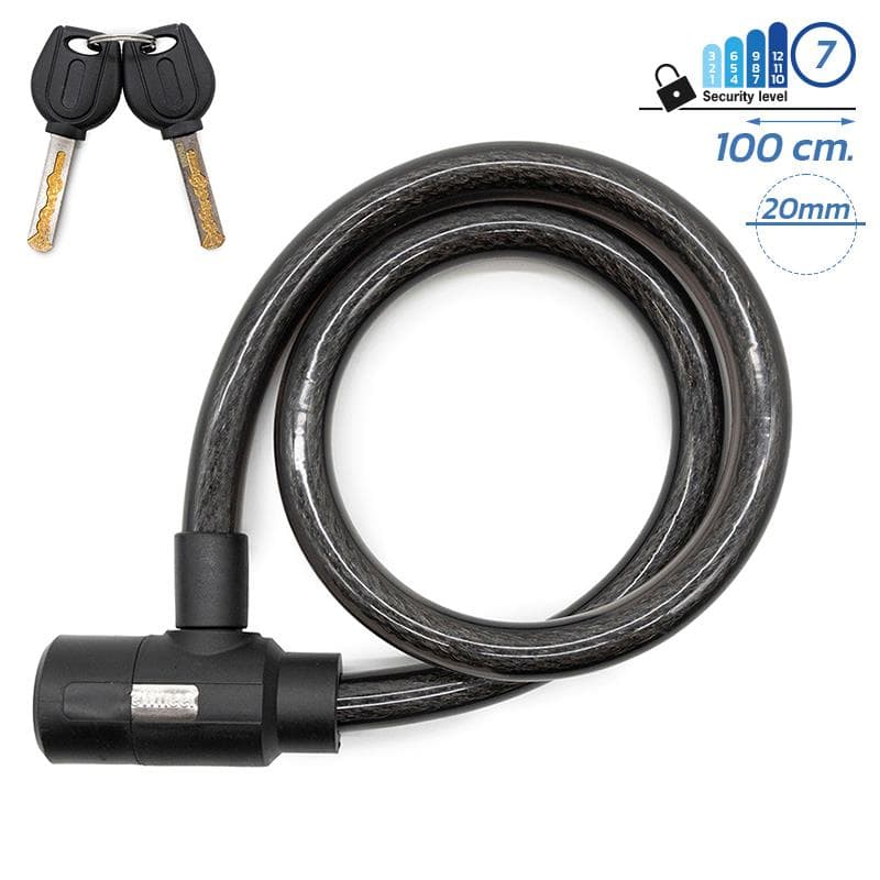 Schlüsselschloss EWLK015 schwarz