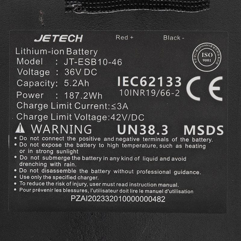 Akku 36V 5,2A/h für Urbanglide 85 City