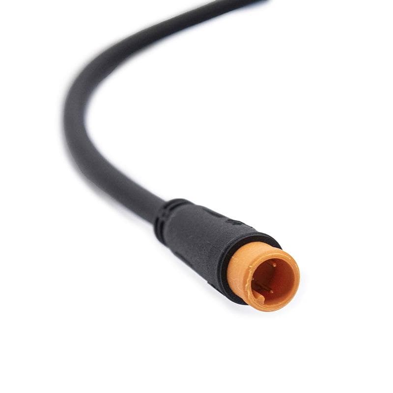 Schwarzes LED-Scheinwerfer mit Hupe 12-72V mit wasserdichtem Stecker