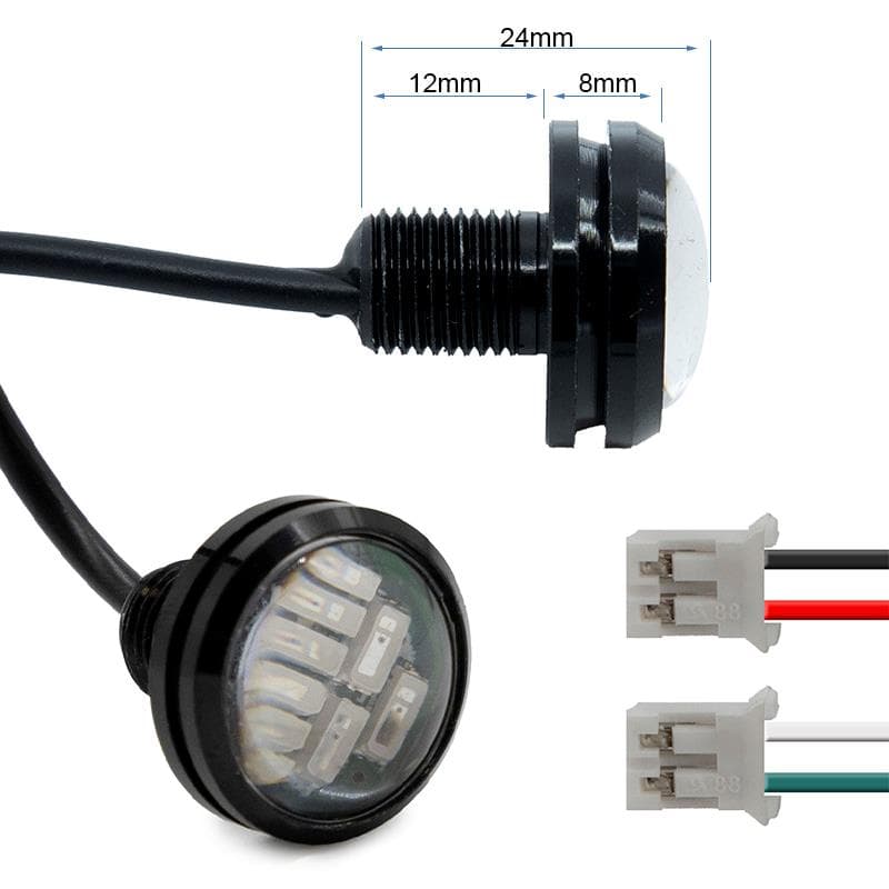 Rote Adlerauge LED 12-20V [Minimotors]