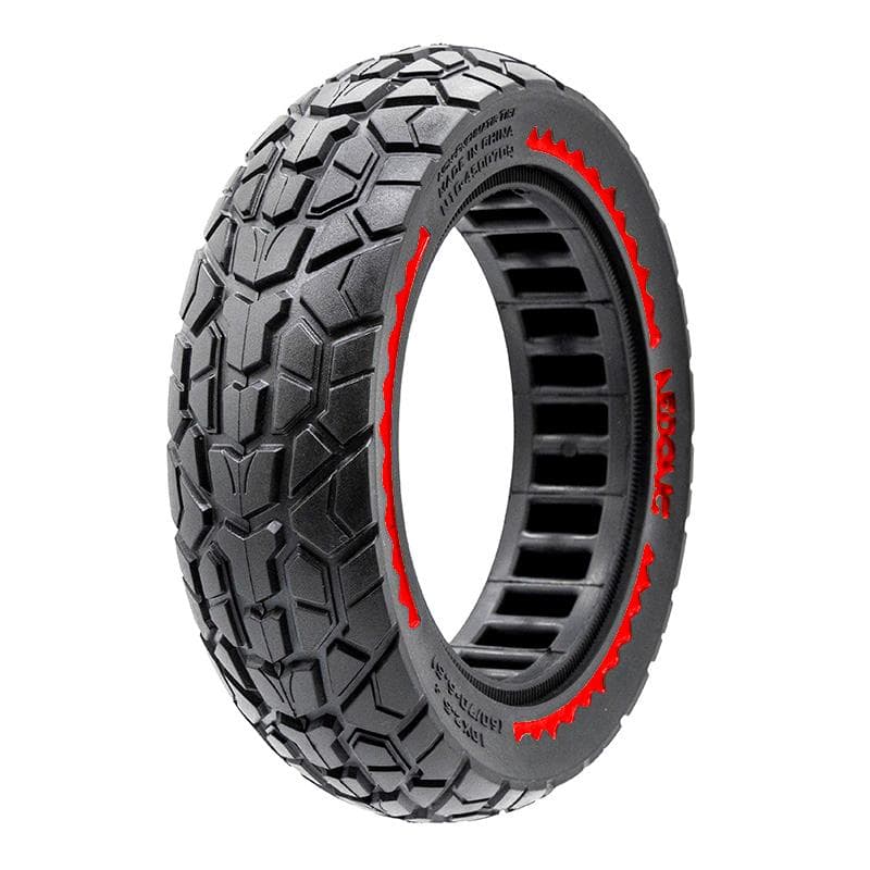 Ultraleicht Offroad Vollgummi Rad 10x2,5/B44 - Rot [Nedong]