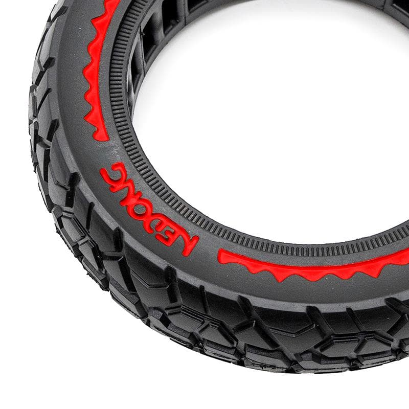 Ultraleicht Offroad Vollgummi Rad 10x2,5/B44 - Rot [Nedong]