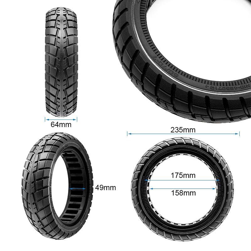 Ultraleicht Offroad Vollrad 60/70-7/B50 - schwarze Linie [Ewheel]