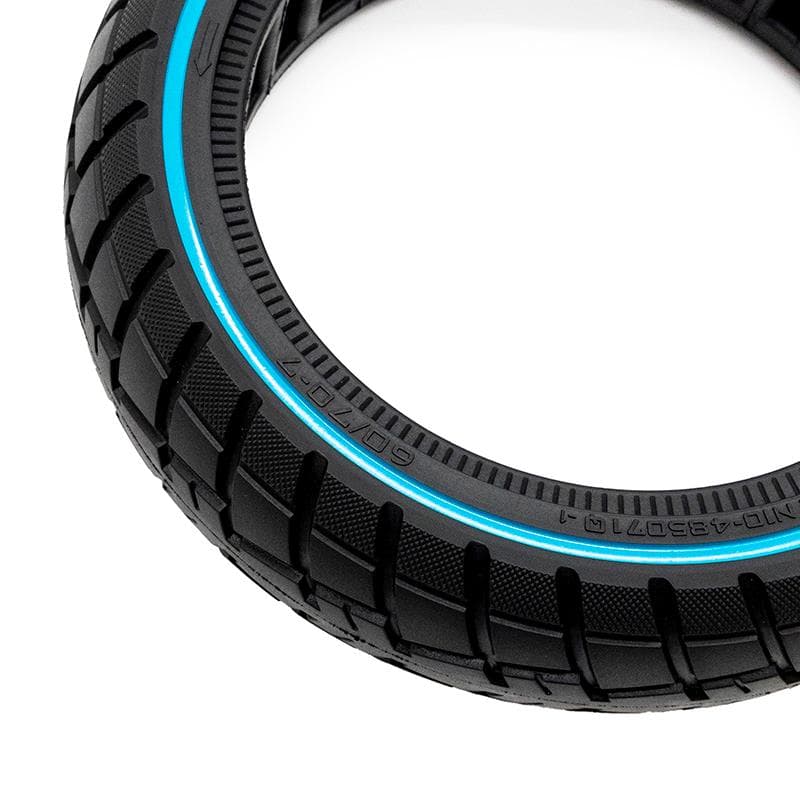 Ultraleichtes Vollgummi-Offroad-Rad 60/70-7/B50 - blaue Linie [Ewheel]