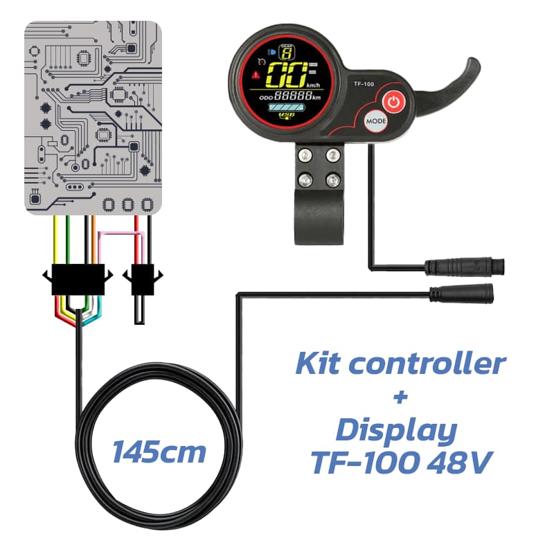 Elektronik Kit TF-100 36/48V 20A 500/800W