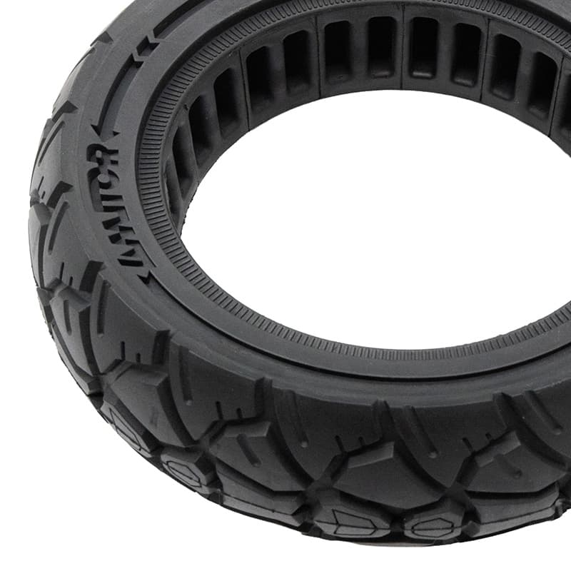 Vollgummireifen 10×3,0/255×80 (80/65-6) schwarz [Amitor]