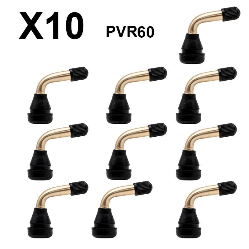Tubeless Ventil Gebogen 90° - PVR 60 - 10 Stück