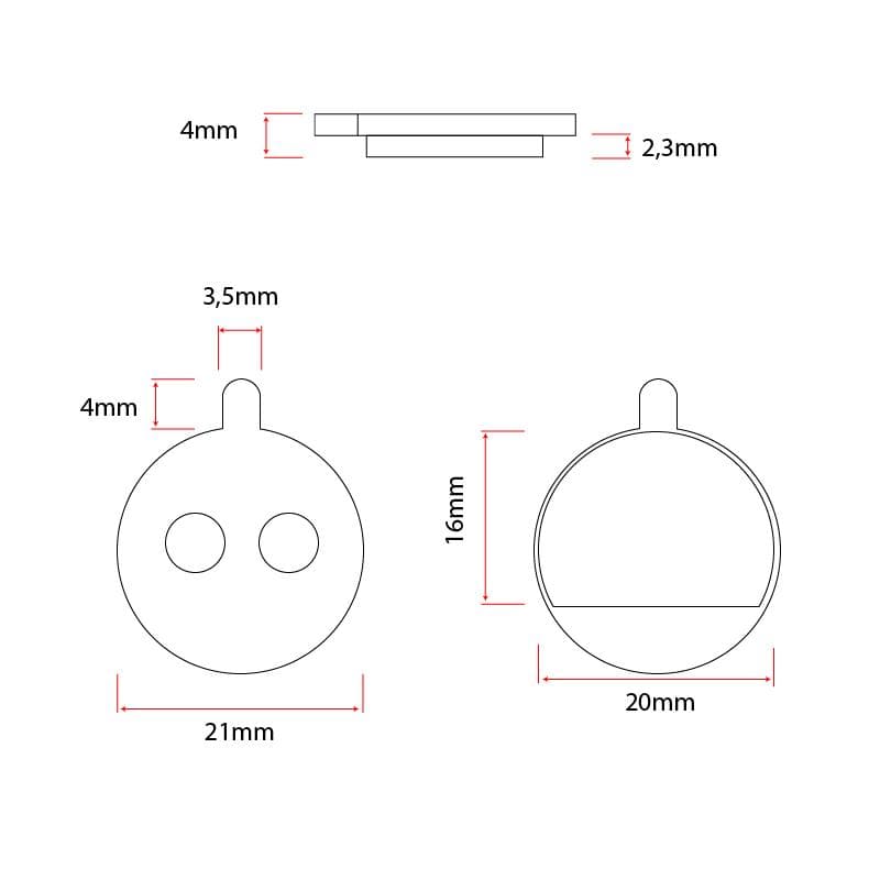 CT005-S gesinterte Bremsbeläge [Ewheel] - 2 Sätze