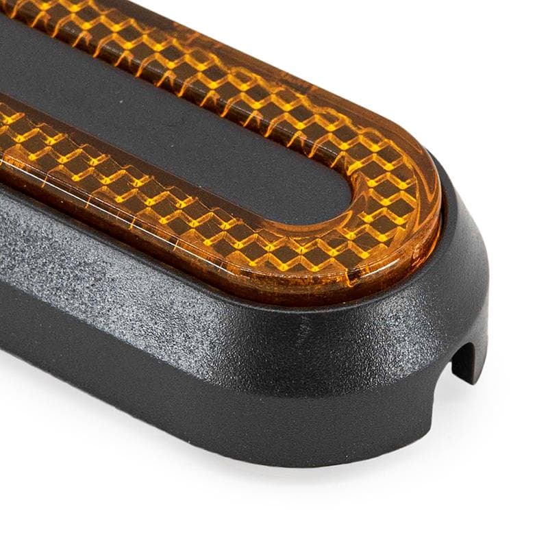 Schwarzer Katadioptrie mit gelbem Reflektor für Xiaomi 10er-Set
