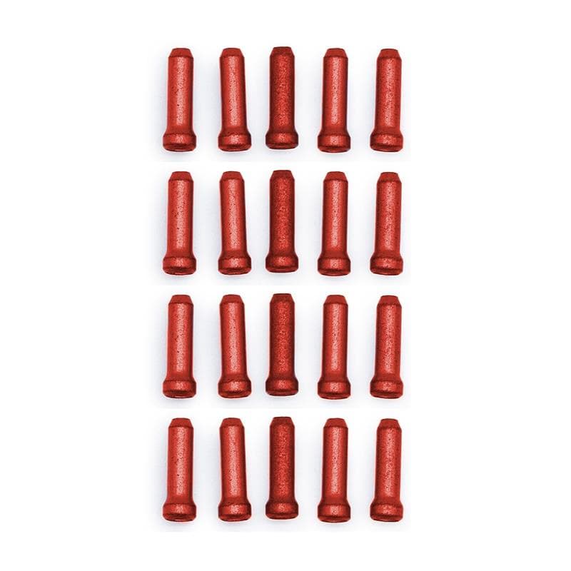 Rote Bremskabelstopfen - Packung mit 20 Stück