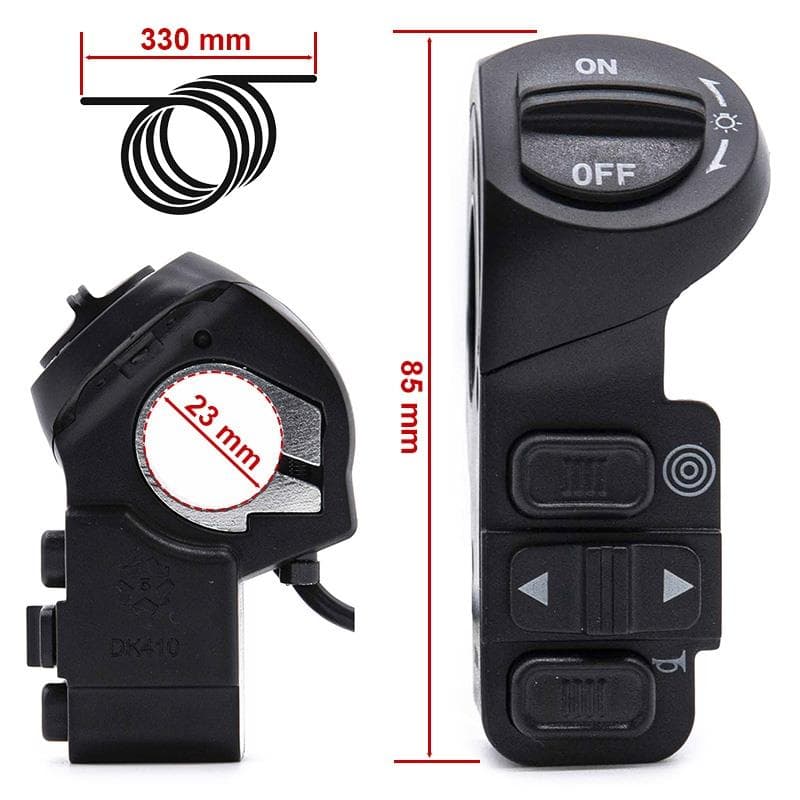 Tastatur für Blinker/Licht/Hupe/Motoren 3F - 32cm Smartgyro crossover