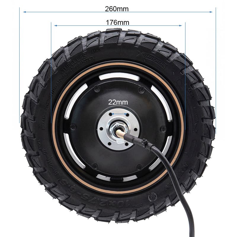 48V 800W 6 5 B50 Motor für SmartGyro Urbanglide Vorderseite