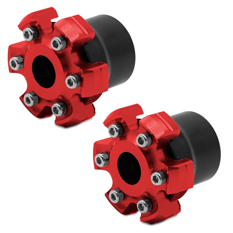Dekorativer Fallschutz für Achsmotor oder Rad EWTB-006 rot