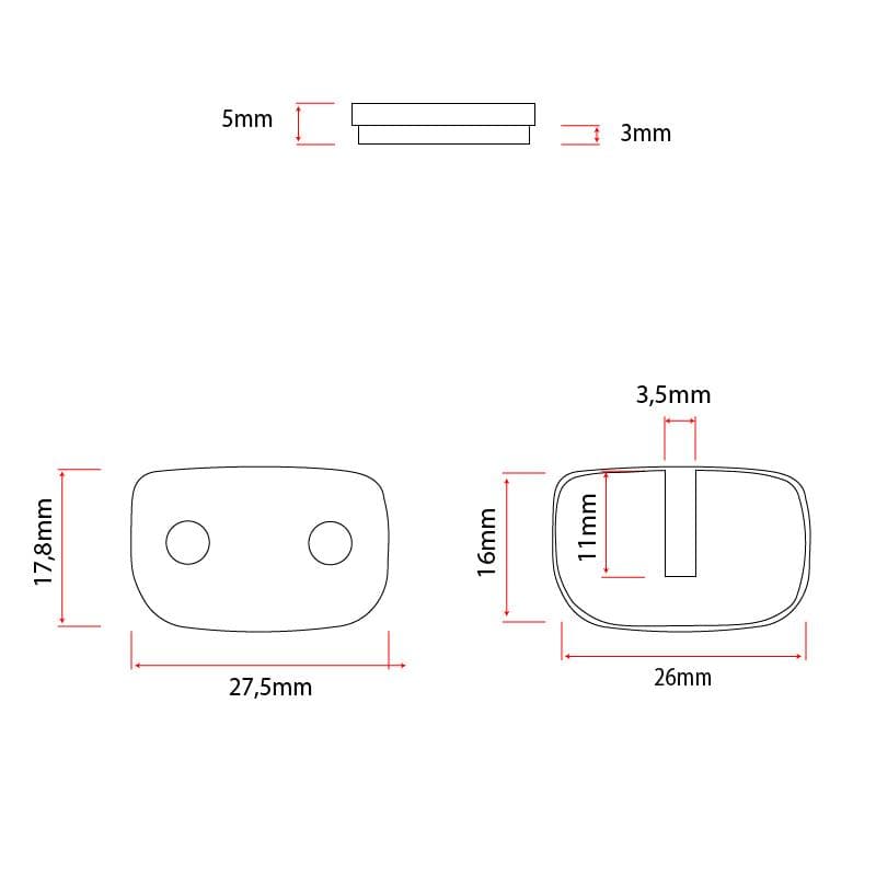 RS003-S Sinterbelag [Ewheel] - 2 Sets