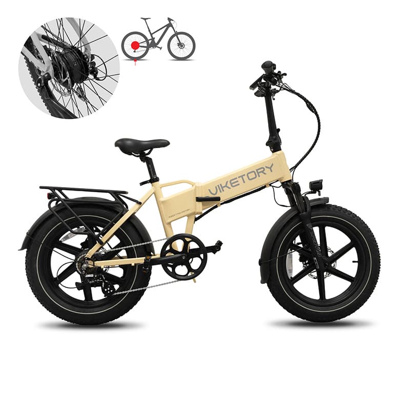 Lithor E-Bike FATBIKE Klappbar Creme