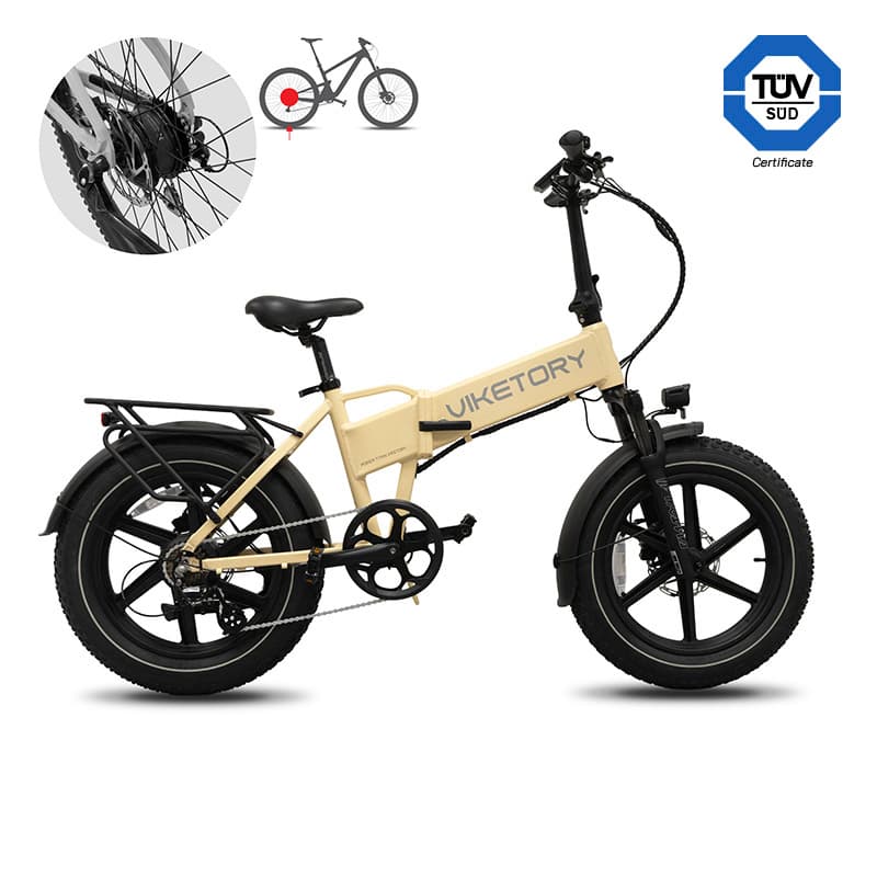 Lithor E-Bike FATBIKE Klappbar Creme