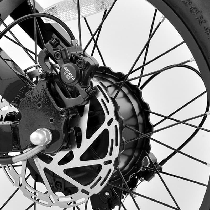 NAVY E-Bike FATBIKE Marineblau/Weiß