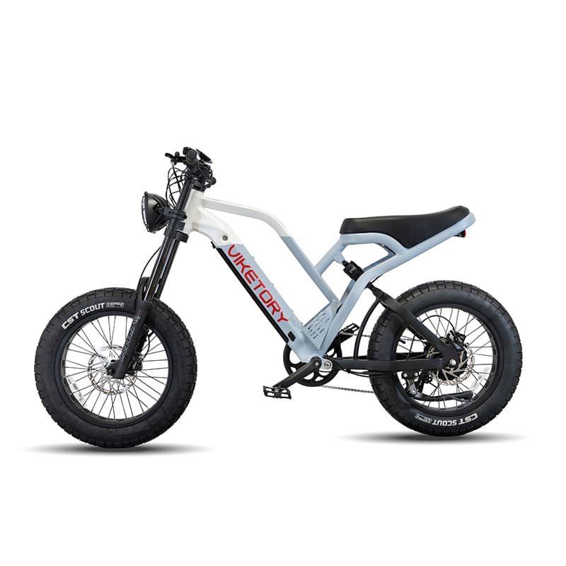 NAVY E-Bike FATBIKE Marineblau/Weiß